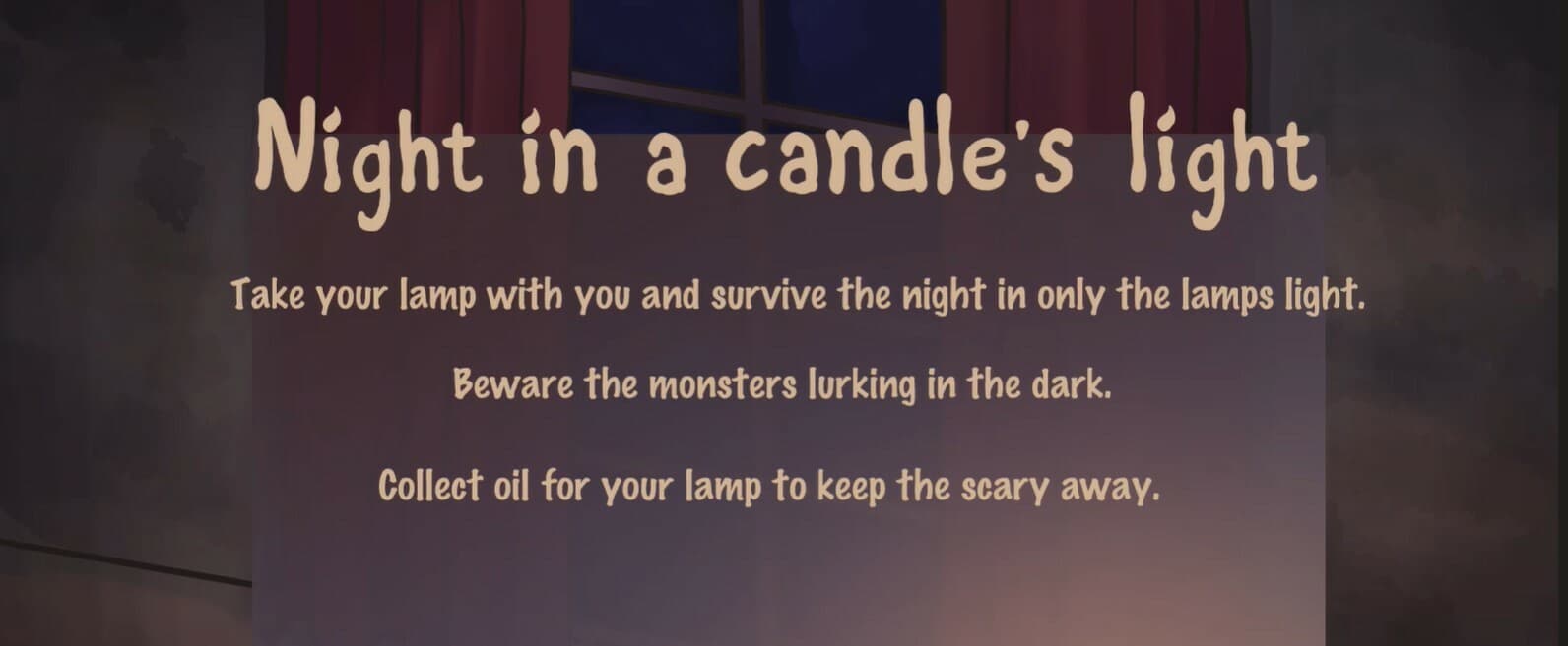 Night in a candle's light artwork