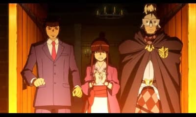 Professor Layton vs. Phoenix Wright: Ace Attorney artwork