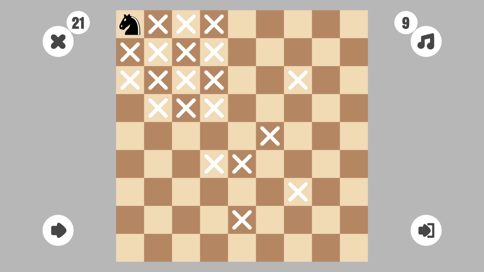 Knight's move artwork
