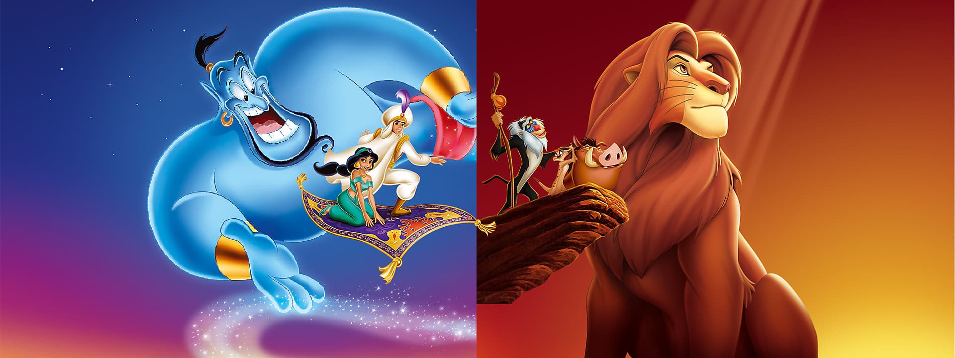 Disney Classic Games: Aladdin and the Lion King artwork