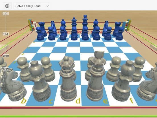 Boxing Ring Chess King v. King artwork