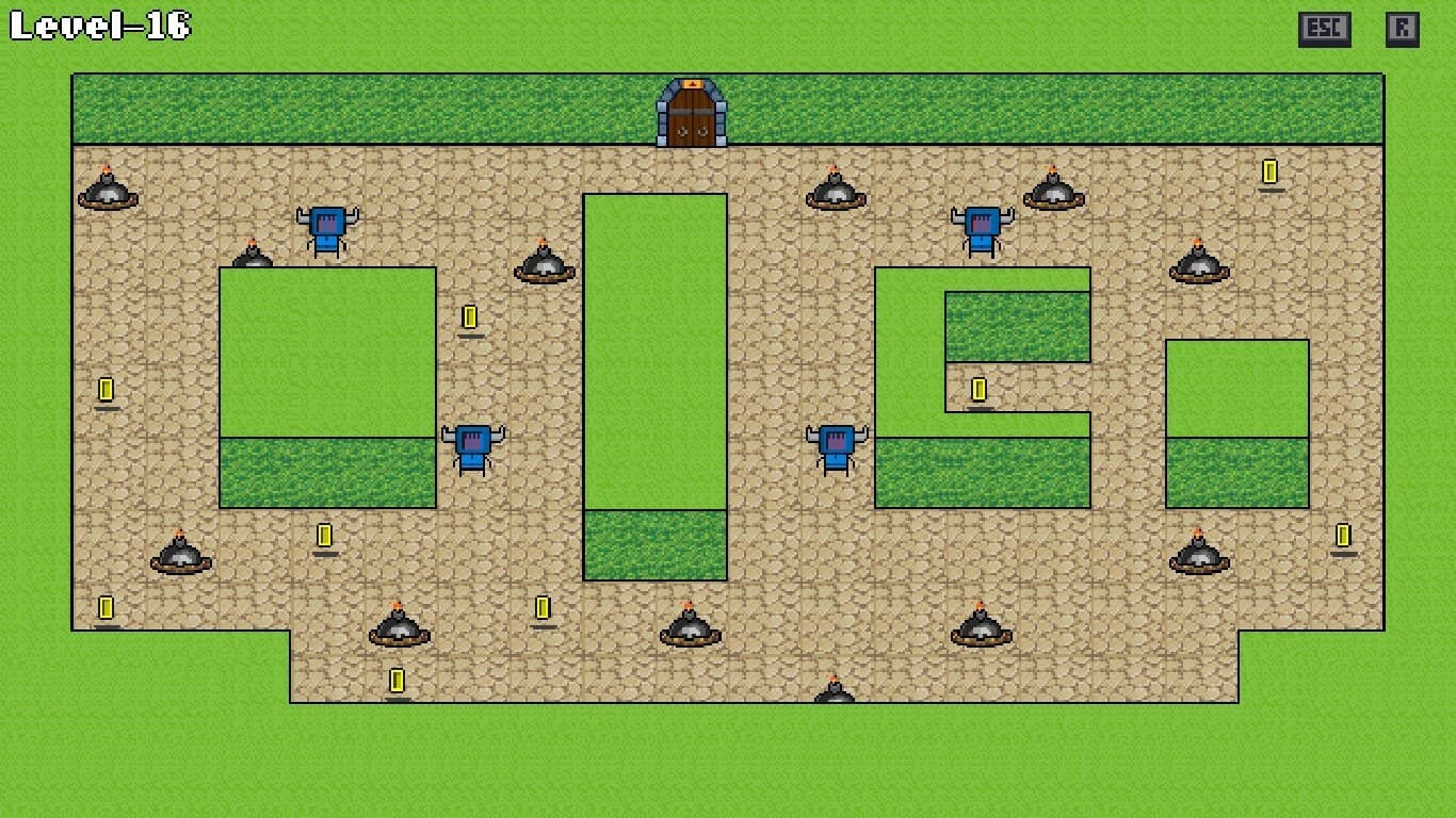 Knight's maze artwork